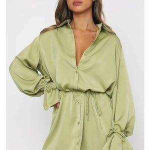 Only Gets Better Mini Dress Steel Blue